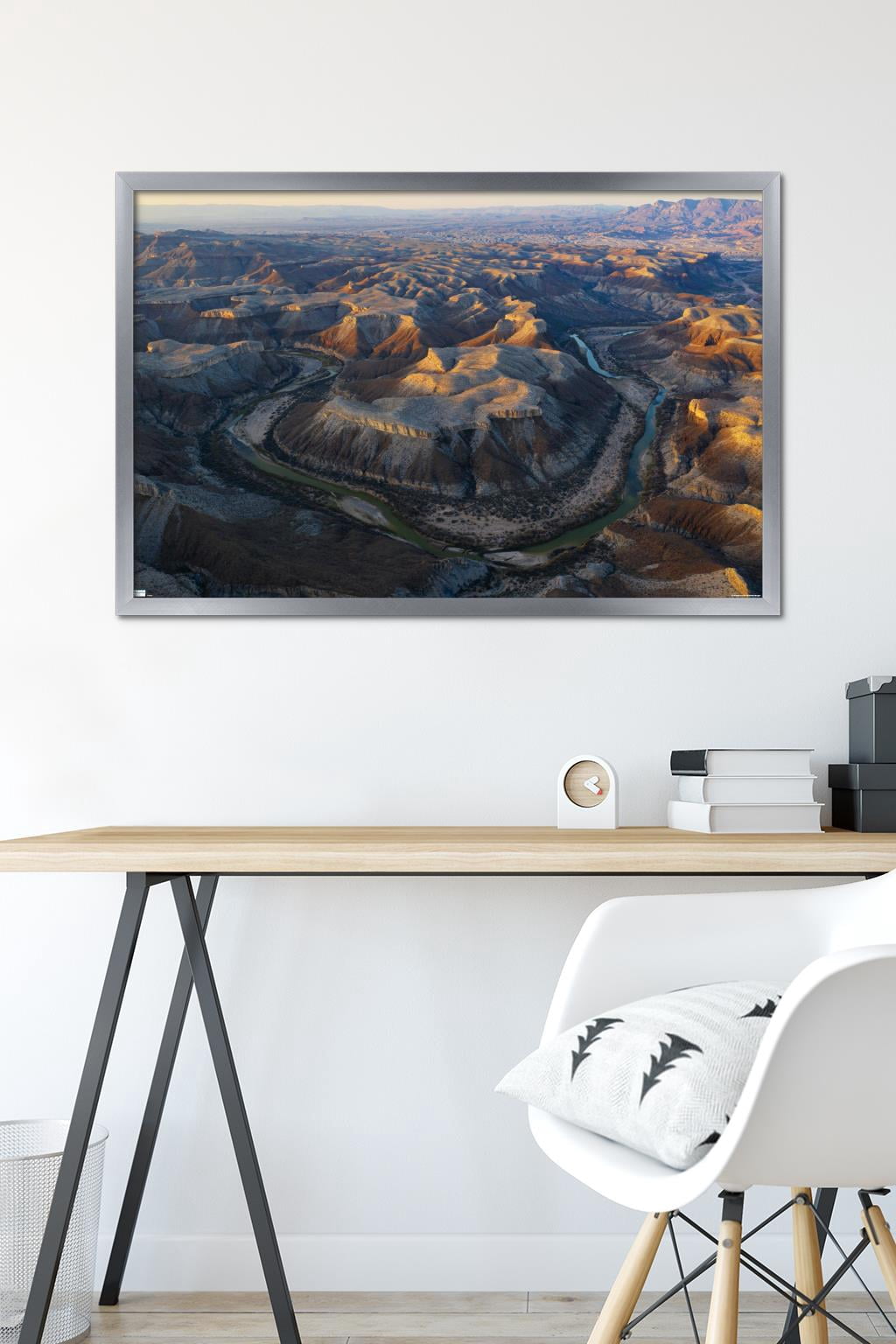 Texas - Mesa de Anguila Wall Poster, 22.375" x 34" Framed