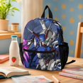 thumbnail image 6 of Mobile Suit Gundam Backpacks 13 Inch Lightweight Casual Bookbags Travel Daypack Bookbags for Camping Hiking, 6 of 8