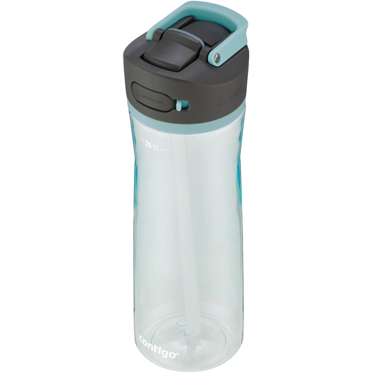 Contigo Ashland 2.0 Tritan Water Bottle with AUTOSPOUT Straw Lid Grey, 40  fl oz. 