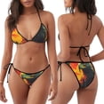 thumbnail image 3 of Fotbe Hawaiian Style Bald Eagle Traje de Baño para Mujer de Dos Piezas – Bikini Sexy de Tirantes Tipo Halter con Diseño Triangular, 3 of 6