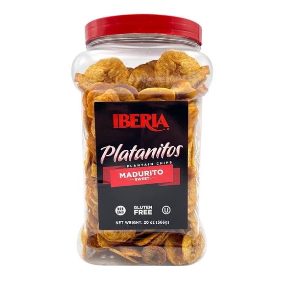Iberia Maduritos Naturally Sweet Plantain Chips, 20 Oz.