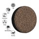 thumbnail image 4 of Fotbe Brown Leopard Funda de Llanta de Repuesto con Estampado, Engrosada, Ajuste Universal para Jeep, Remolque, RV, SUV, Camión-14 inch, 4 of 6