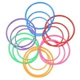 thumbnail image 2 of MIANGASTORE 18pcs Toss Rings Carnival Rings Fun Ring Toss Game for Kids Adults Garden Backyard Outdoor Games, 2 of 8