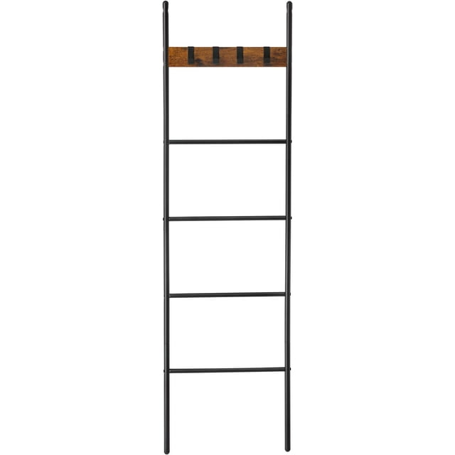 VASAGLE Escalera Para Toallas 5 Niveles Acero Industrial 44x160 cm