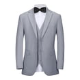 thumbnail image 2 of Beauty-Emily Men's British Style Double Breasted Slim Suit Business Three Piece Jacket Vest Pants Men's Business Gentleman High Quality Men's Suit Wedding Party, 2 of 7