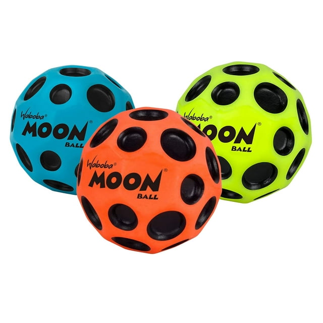 Moon Ball Waboba, paquete de tres unidades, no tóxicas, más de 5 años, 6,3 cm
