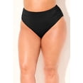 thumbnail image 4 of Swimsuits for All Women's Side Shirred High Waist Swim Brief, 4 of 6