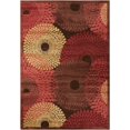thumbnail image 2 of Nourison Graphic Illusions Geometric Brown 5'3" x 7'5" Area Rug, (5x7), 2 of 6