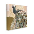 thumbnail image 4 of Stupell Industries Abstract Peacock Portrait Animals & Insects Painting Gallery Wrapped Canvas Art Print Wall Art, 17 x 17, 4 of 8