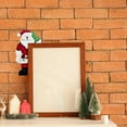 thumbnail image 4 of Soumake Christmas Door Topper Funny Cartoon Snowman Santa Claus Reindeer Wooden Door Frame Corner Sign for Home Party, 4 of 8