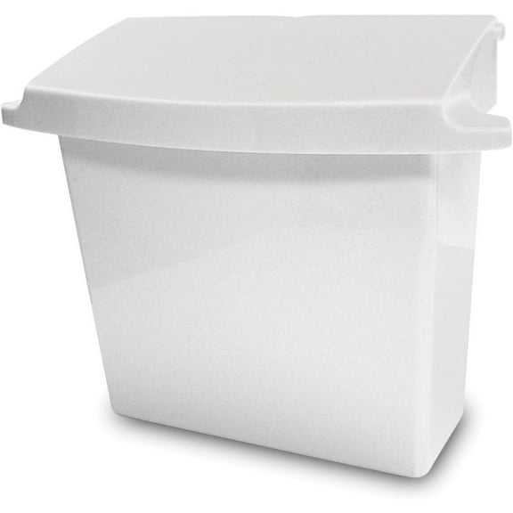 RCP614000 - Sanitary Napkin Receptacle,12-1/2x5-1/4x10-3/4,White