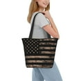 thumbnail image 7 of Bingfone American Flag With Desert Camouflage Women Shoulder Tote Bags Casual Bag Ladies Shopping Handbag, 7 of 7