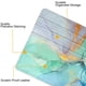thumbnail image 3 of Tarjetero Fintie Slim, minimalista, de piel con bloqueo RFID, 3 of 7