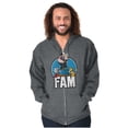 thumbnail image 5 of Popeye The Sailor Fam Adorable Family Zip Up Hoodie Men's Women's Brisco Brands M, 5 of 6