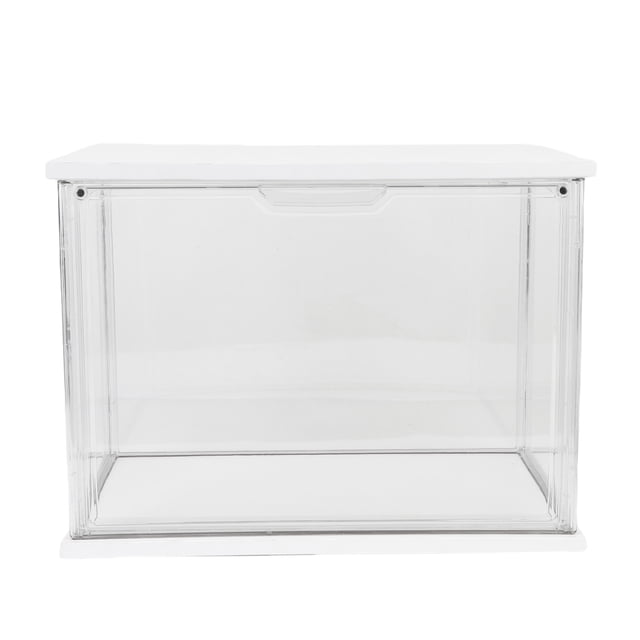Clear Display Box Assemble Storage Organizer Showcase,Clear Acrylic Display Case for Mini Figures for Action Figures Toys