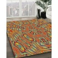 thumbnail image 2 of Ahgly Company Indoor Square Patterned Copper Green PAT1777X Area Rugs, 6' Square, 2 of 6