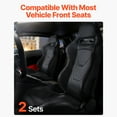 thumbnail image 2 of VEVOR 2 Set Racing Seat Adjustable Racing Chair with PVC Leather & Q235B Slider, 2 of 9