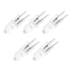 thumbnail image 5 of 5 piezas 10W 12V 2900K G4 Base Bi-Pin Lámpara de cristal Bombillas halógenas para gabinete Proyector de iluminación, 5 of 8