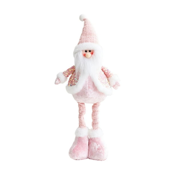 Muñeco de peluche navideño, adorno creativo, figura de peluche, muñeco de Navidad relleno para Anciano telescópico