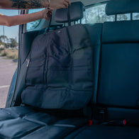 Ezimoov 3-in-1 Car Seat Protector, Seat Cushion and Kids Backseat Organizer with Storage Pockets