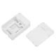 thumbnail image 5 of Caja de ABS con 3 disipadores de calor, caja de carcasa apta para Raspberry Pi 4, negra, blanca y transparente (blanca), 5 of 8