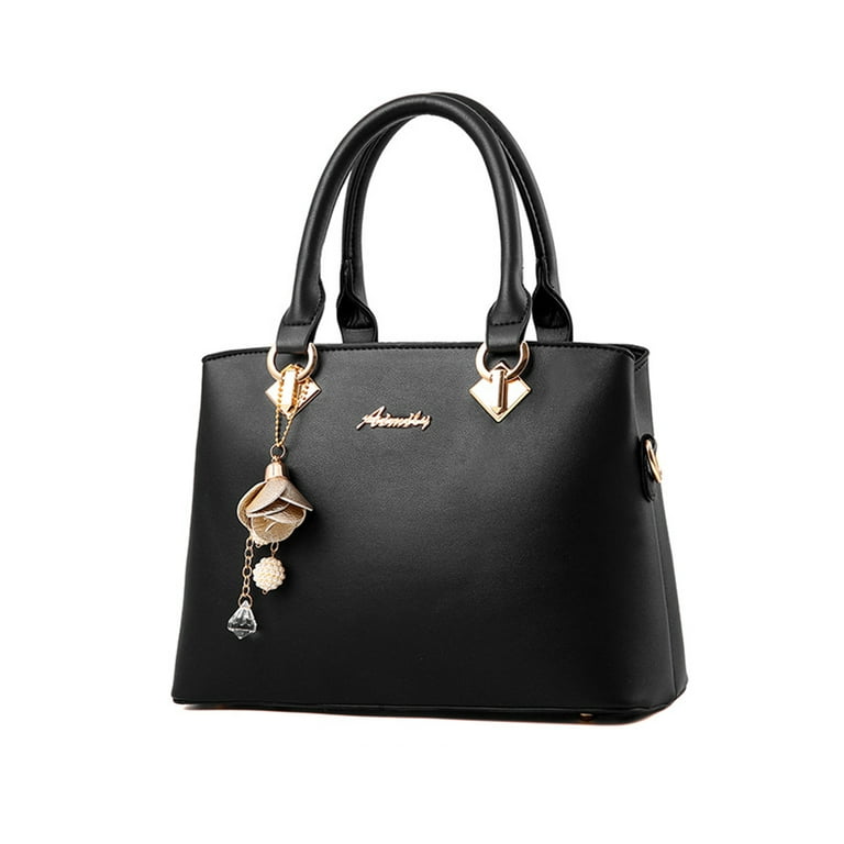Hand Handled Black Prada Pochette Bag, For Casual Wear
