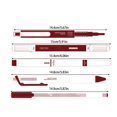 thumbnail image 3 of 5Pcs Retractable Gel Pen 0.5mm Tip For Classrooms Business Clicks Type Gel Ink Pen Quick-Drying Ink Roller Ball Pen Set Multicolo, 3 of 4