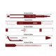 thumbnail image 3 of 5Pcs Retractable Gel Pen 0.5mm Tip For Classrooms Business Clicks Type Gel Ink Pen Quick-Drying Ink Roller Ball Pen Set Multicolo, 3 of 4