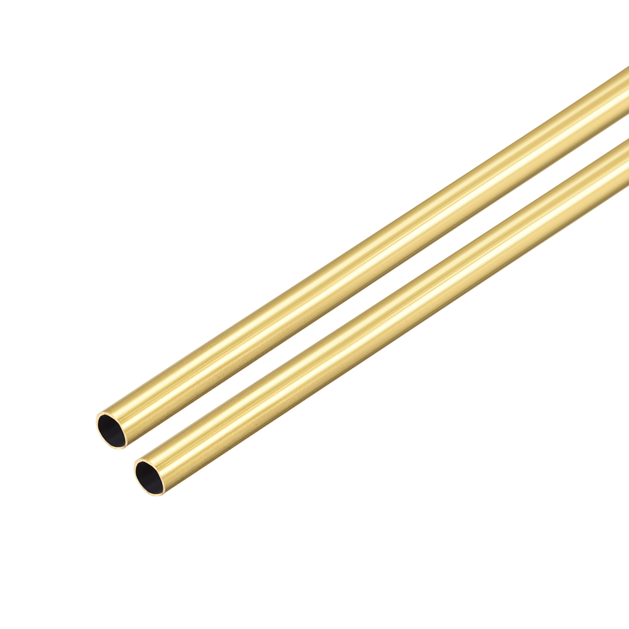 Brass Round Tube 3mm OD 0.2mm Wall Thickness 300mm Length Seamless
