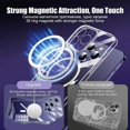 thumbnail image 3 of Clear Magnetic Phone Case For iPhone 14 11 12 13 15 Pro Max 12 13 Mini 15 Plus Magsafe Wireless Charge Silicone Shockproof Cover For iPhone 11Pro Max, 3 of 5