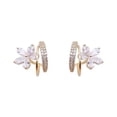 thumbnail image 1 of Riforla Boucles d'Oreilles Mode en Acier Inoxydable Boucles d'Oreilles Rondes Rondes Femme Boucles d'Oreilles Créatives Boucles d'Oreilles Géométriques en Forme de Diamant pour Femmes Bijoux pour Femmes a, 1 of 8