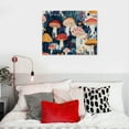 thumbnail image 5 of SHERONV Mushrooms Plants Maximalism Canvas Wall Art Home Decor 16x12in, 5 of 6