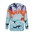 thumbnail image 5 of Moda mujer cuello redondo manga larga otoño Hollween estampado blusa suelta Tops sudaderas Fridja bvmnju7147, 5 of 5