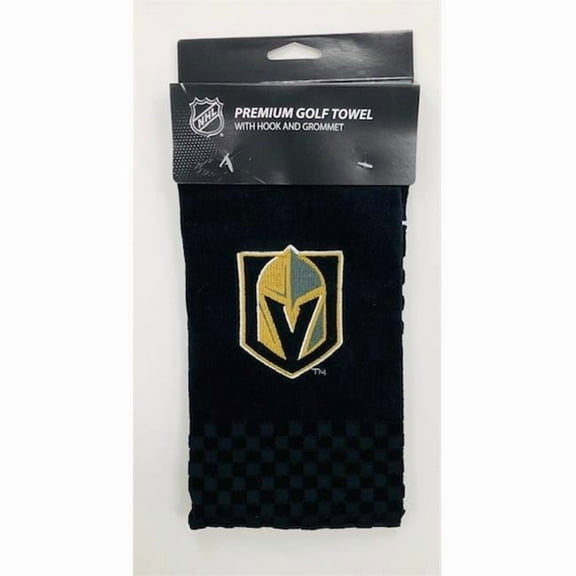 Team Golf 16010 16 x 22 in. NHL Las Vegas Golden Knights Golf Embroidered Towel