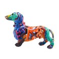 thumbnail image 3 of Estatua de perro salchicha, adorno, figura coleccionable, escultura para estantería de hotel Estilo A, 3 of 9