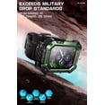 thumbnail image 4 of i-Blason Armorbox for Apple Watch Series 10 46mm Case with Band Multi-use [2 Pack Tempered Glass Screen Protector] Military Protection Sport Shockproof Rugged Bumper Cover for iWatch 10 (46MM), Guldan, 4 of 9