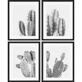 thumbnail image 3 of PixonSign Poster Set Black & White Saguaro Southwest Desert Tropical Cactus Prints Floral Botanical Photography Art Scenic Nature Wilderness Wall Decorative for Bedroom, Office - 11"x14" Black, 3 of 5