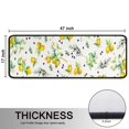 thumbnail image 5 of Kitchen Rugs Sets Of 2,Yellow Lemon Fruit Olives White Pattern Anti Fatigue Kitchen Mat Rugs Non Slip Washable,Decorative Kitchen Floor Mats for Kitchen,Sink,Laundry,17"x47"+17"x47", 5 of 5