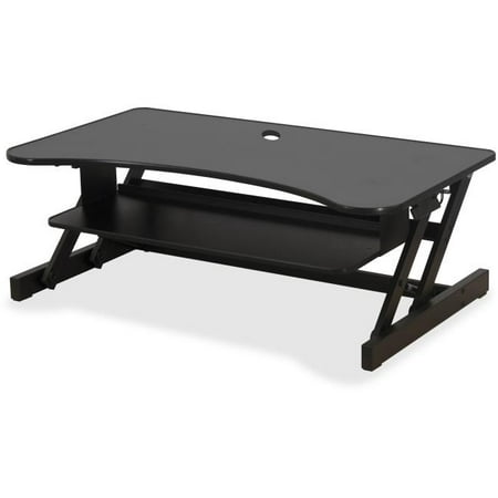 16 X 17 X 24 In Deluxe Adjustable Desk Riser Black Walmart Com