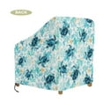 thumbnail image 7 of Renewold Outdoor Patio Chair Covers Lounge Deep Seat Covers Waterproof Funiture Covering for Swivel, Adirondack, Rocking Chairs, 38"W x 38"D x 36"H, Sea Turtle Coral Starfish, 7 of 7