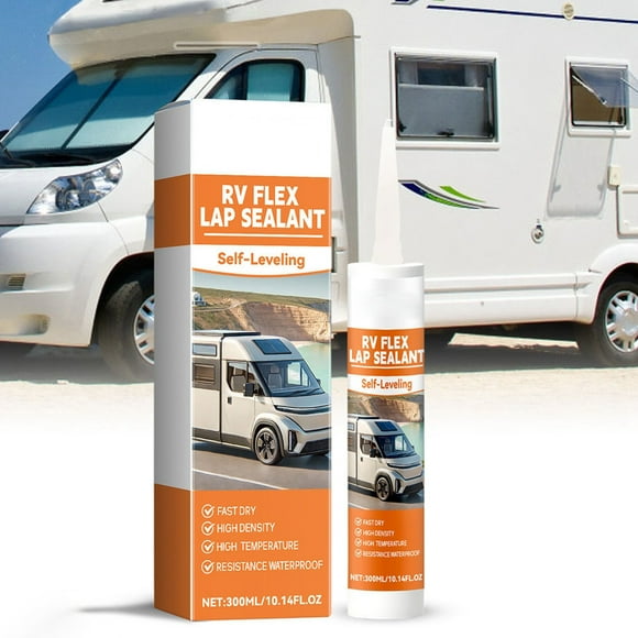 LLQKIGS RV Caulking Sealant RV Roof Self Leveling Sealant 300ML