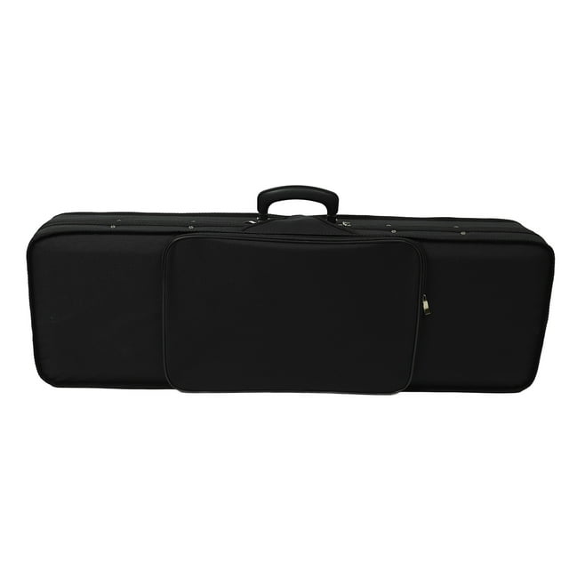 Violin Box, Rectangle 4/4 Oxford Cloth Foam Protective Violin Hard Case Portable Splicing Design For Replacement
