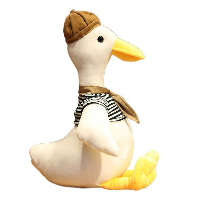 Muñeco de pato relleno con sombrero, decoraciones de boda, favores de fiesta, juguetes de algodón Pp