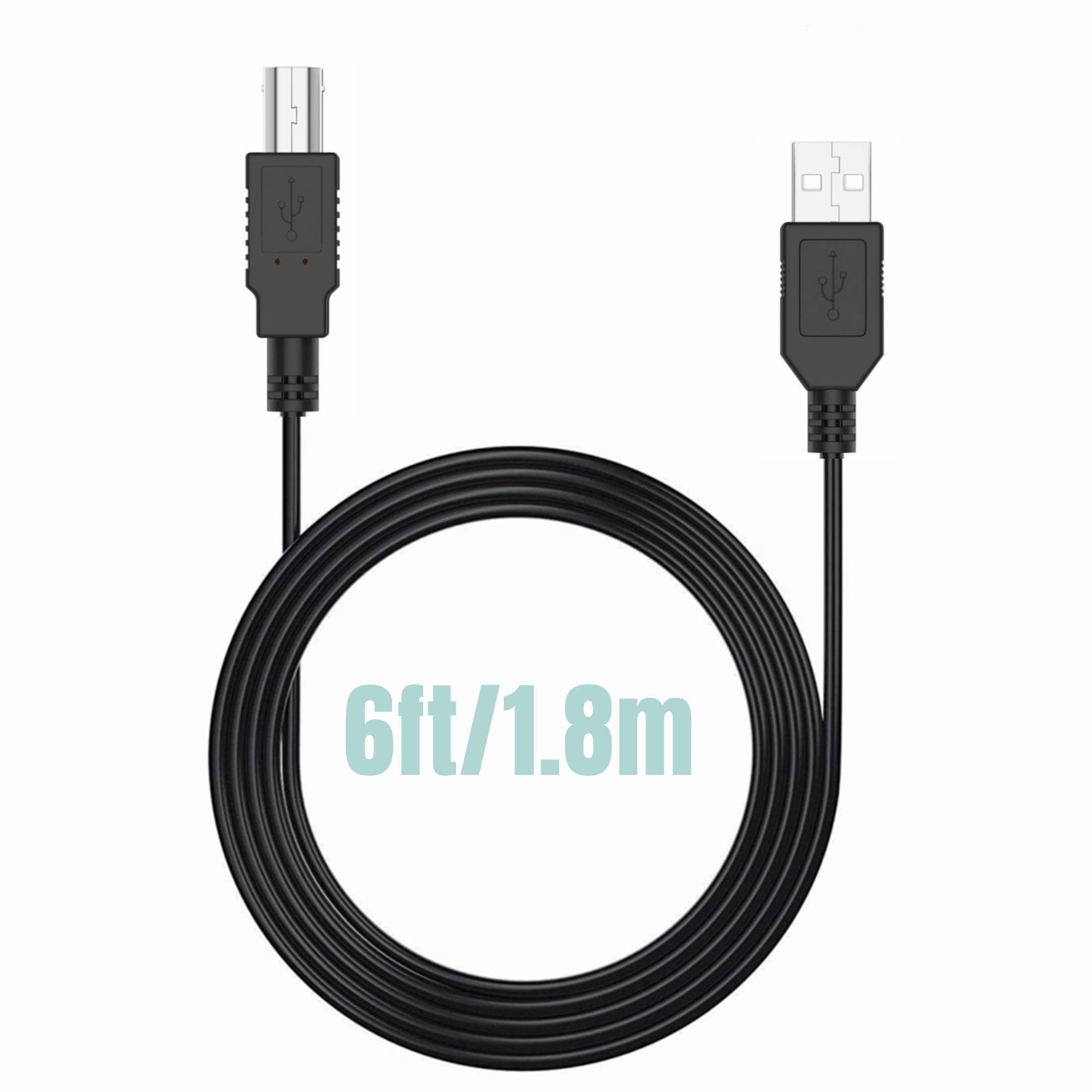 USB CABLE CORD FOR HP DESKJET PRINTER 1010 1112 2130 3755 F2110 D1460 F2480