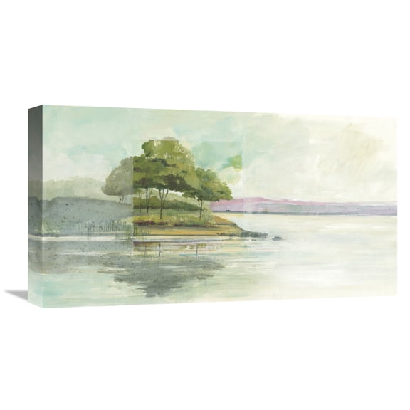 Global Gallery Avery Tillmon 'Lake Front I' Canvas Wall Art