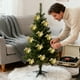 thumbnail image 5 of Decoraciones Del Árbol de Navidad Conjunto de Decoración de Bolas de Navidad, 1.97In Oro Rosa Plástico Estilos Múltiples para los Ornamentos Del Árbol de Navidad de la Fiesta, 5 of 6