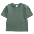 thumbnail image 3 of GYRATEDREAM Toddler Baby Boy Girls Shorts Set Summer Outfits Crewneck Short Sleeve T Shirt and Shorts 2Pcs Cute Baby Clothes for 2-3Y, 3 of 9