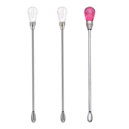 

3Pcs Creative Shaped Sealing Wax Stirring Rod Stamp Wax Stirring Sticks Spoons