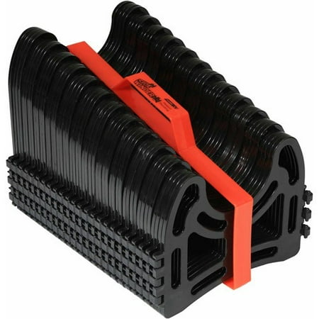 Camco Sidewinder 20ft RV Sewer Hose Support, Made From Sturdy Lightweight Plastic, Won't Creep Closed, Holds Hoses In Place - No Need For Straps (43051)
