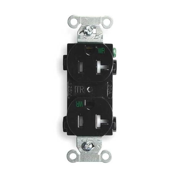 Hubbell Wiring Device-Kellems BR20BLKWRTR